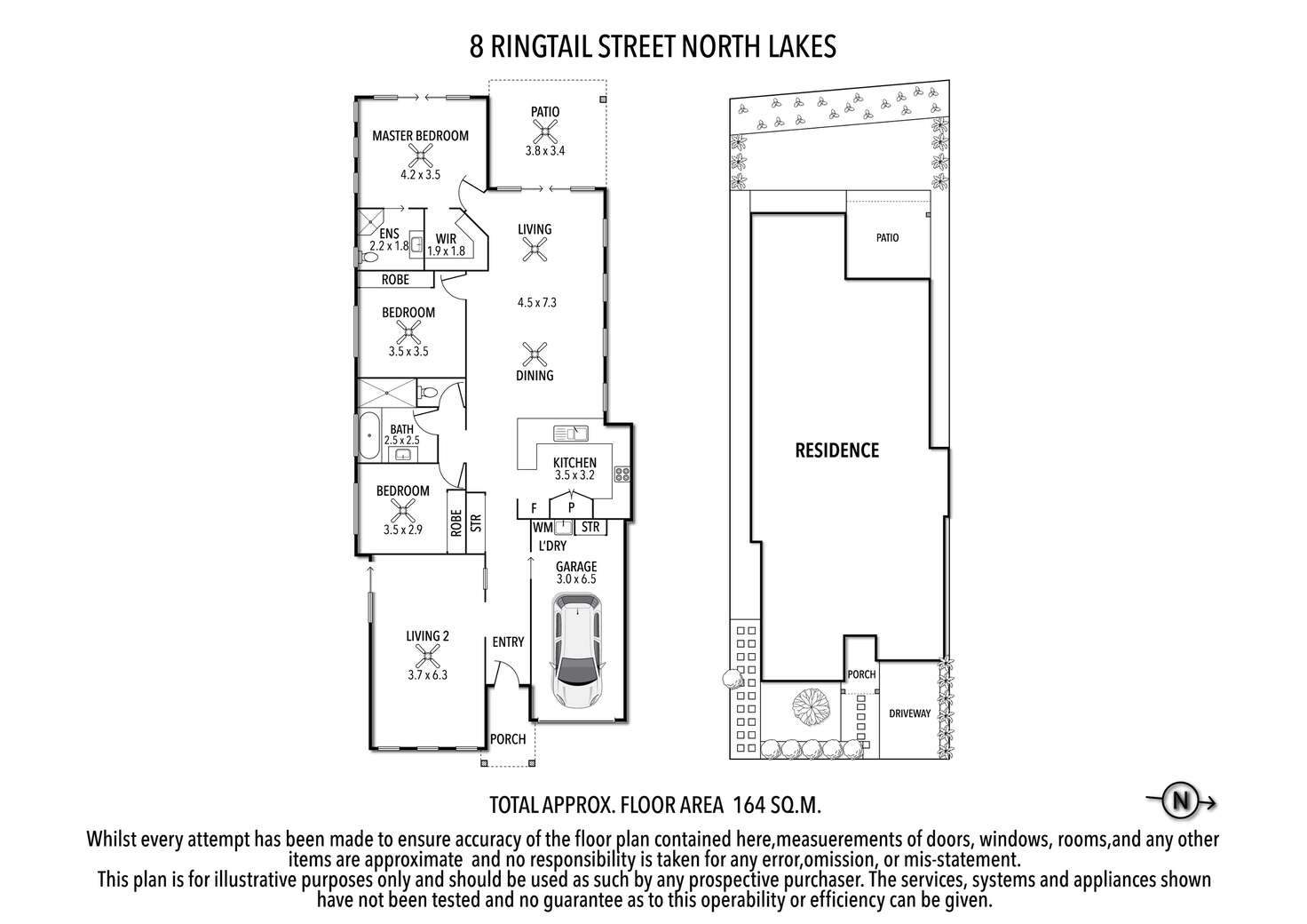 Floorplan of Homely house listing, 8 Ringtail Street, North Lakes QLD 4509