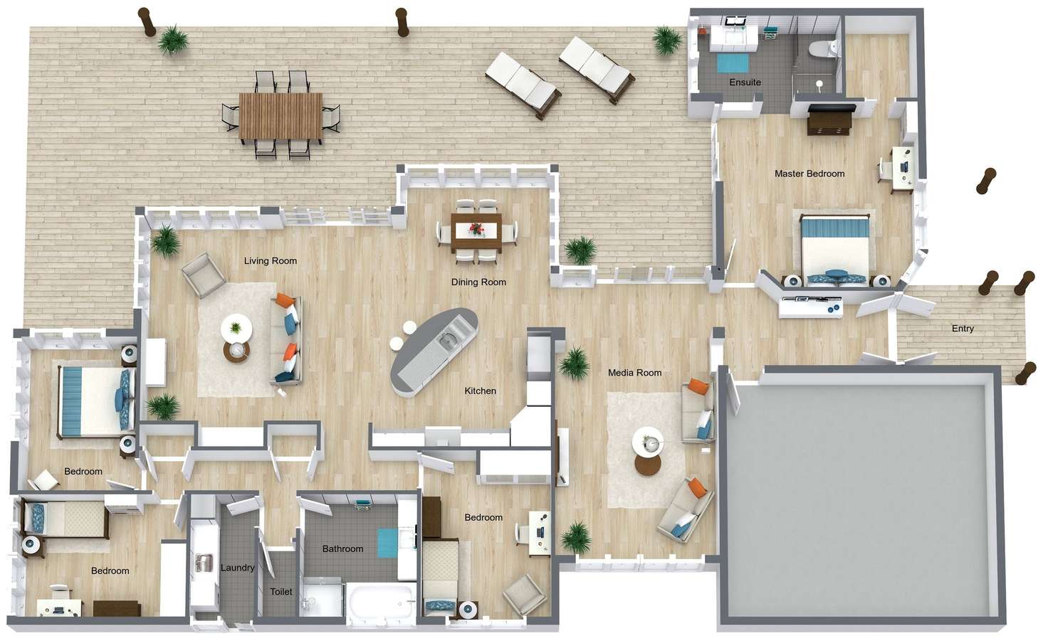 Floorplan of Homely house listing, 40 Terminalia Street, Redlynch QLD 4870