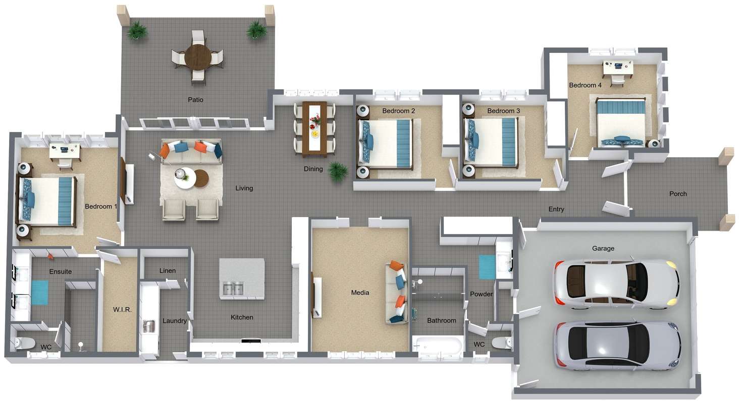 Floorplan of Homely house listing, 41 Stream Avenue, Kewarra Beach QLD 4879