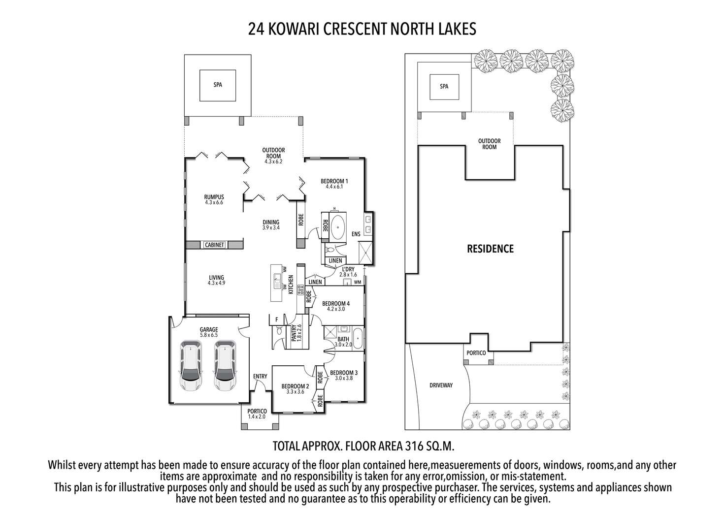 Floorplan of Homely house listing, 24 Kowari Crescent, North Lakes QLD 4509