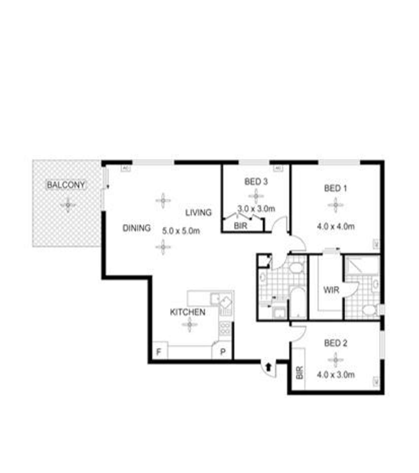 Floorplan of Homely unit listing, 24/19 Undoolya Street, Tiwi NT 810