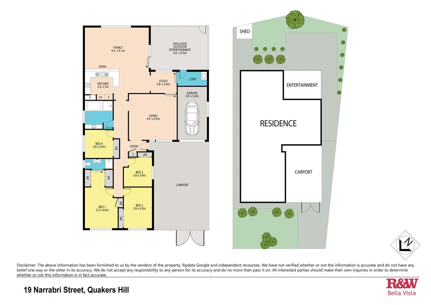 Floorplan of Homely house listing, 19 Narrabri Street, Quakers Hill NSW 2763