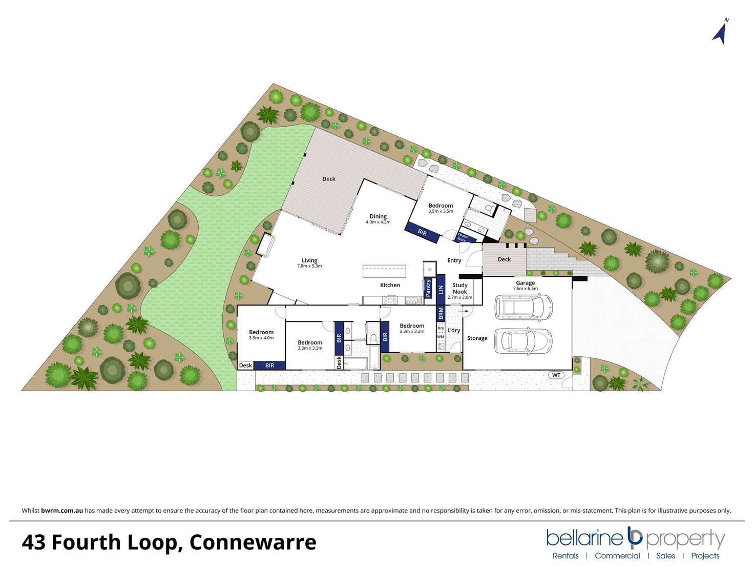 Floorplan of Homely house listing, 43 Fourth Loop, Connewarre VIC 3227