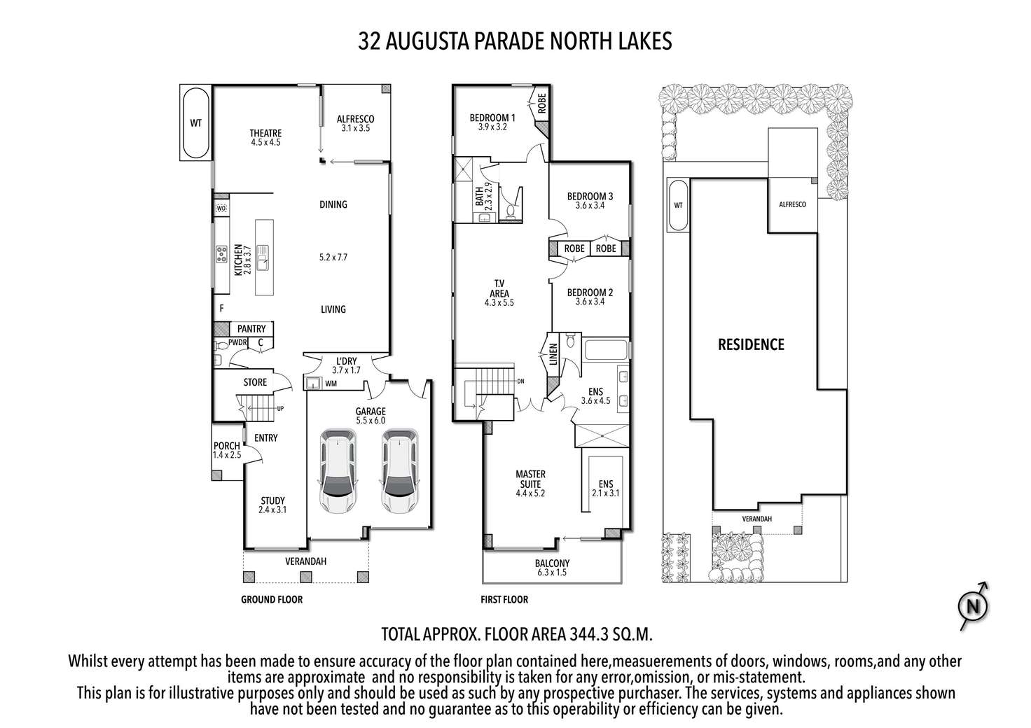 Floorplan of Homely house listing, 32 Augusta Parade, North Lakes QLD 4509