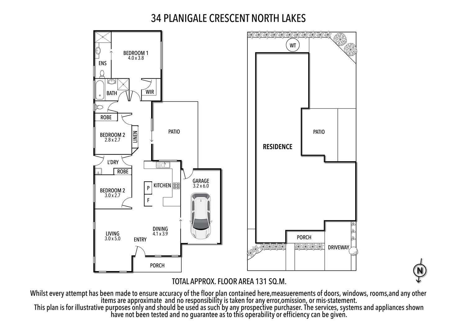 Floorplan of Homely house listing, 34 Planigale Crescent, North Lakes QLD 4509