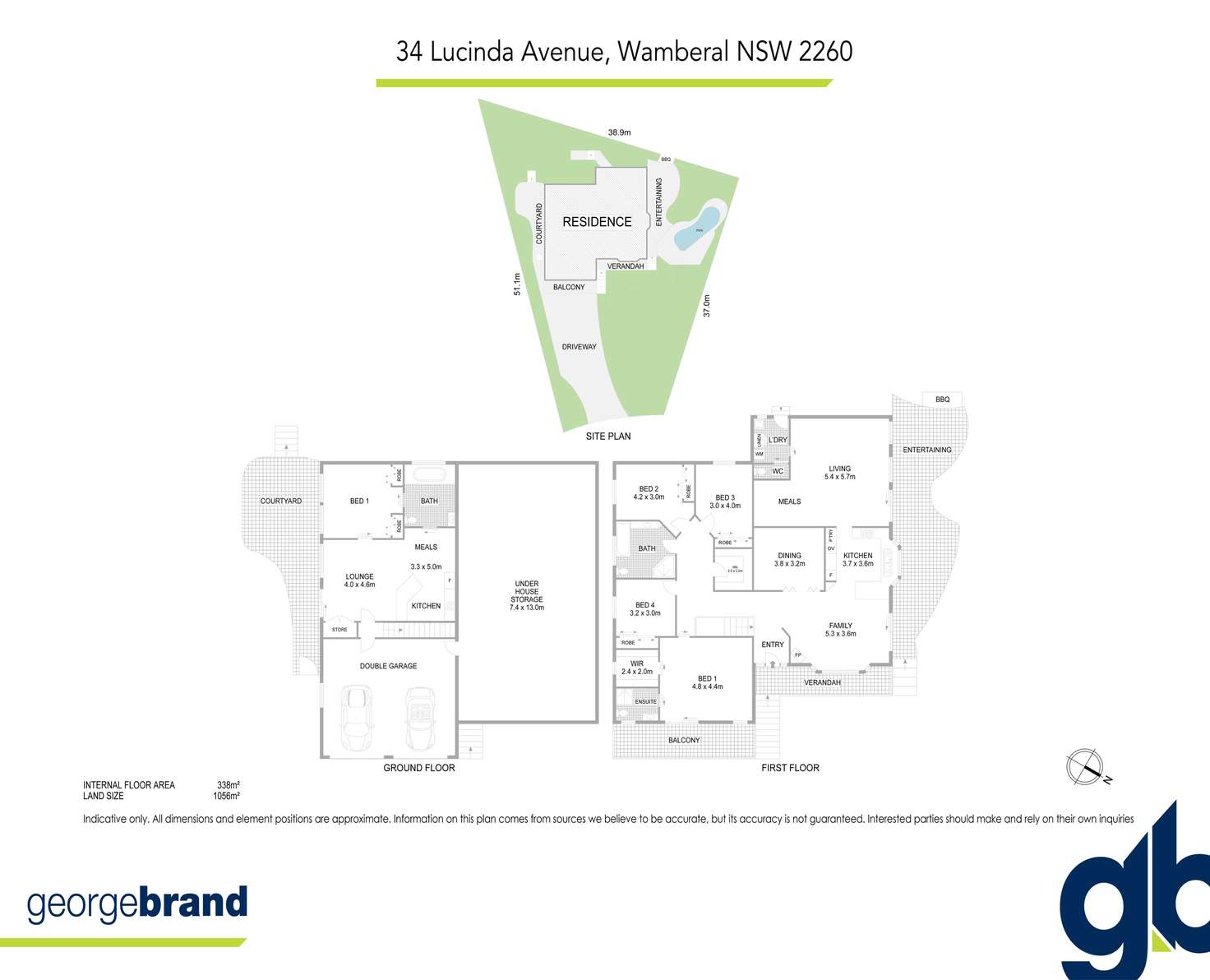 Floorplan of Homely house listing, 34 Lucinda Avenue, Wamberal NSW 2260