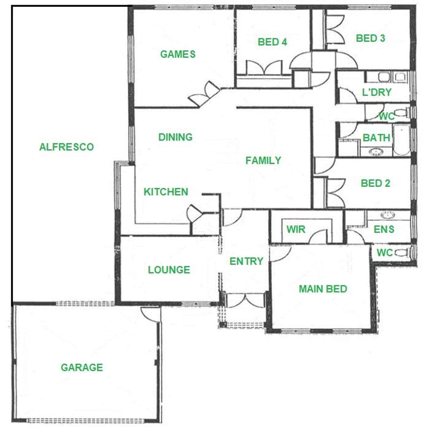 Floorplan of Homely house listing, 50 Ferndale Corner, Mindarie WA 6030