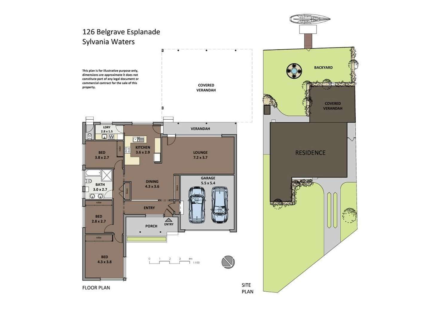 Floorplan of Homely house listing, 126 Belgrave Esplanade, Sylvania Waters NSW 2224