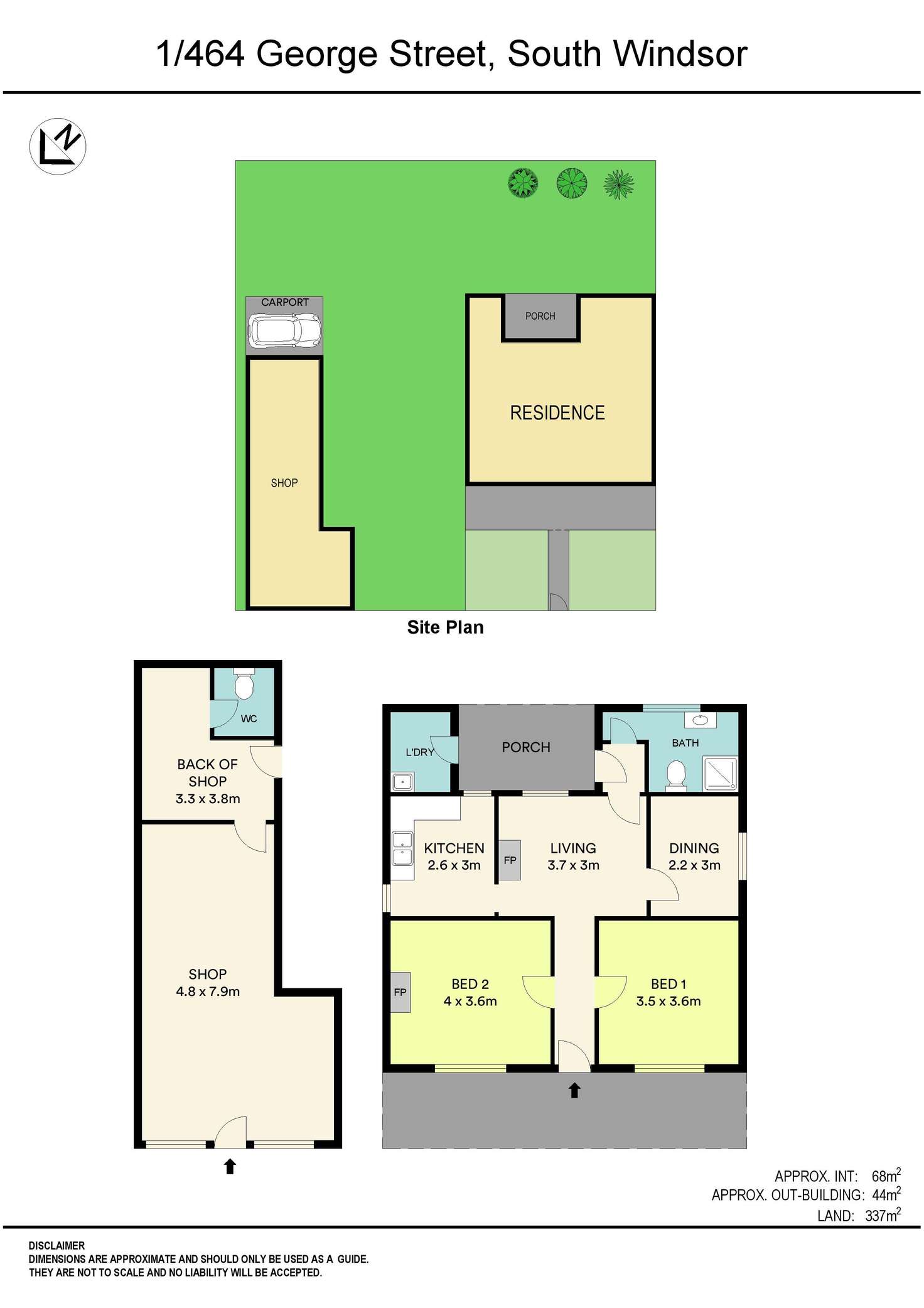 Floorplan of Homely house listing, 1/464 George Street, South Windsor NSW 2756