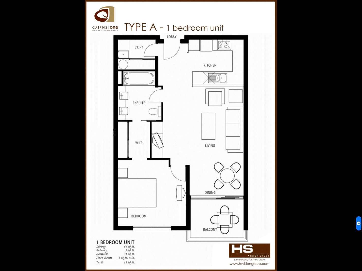 Floorplan of Homely apartment listing, 257/12 Gregory Street, Westcourt QLD 4870