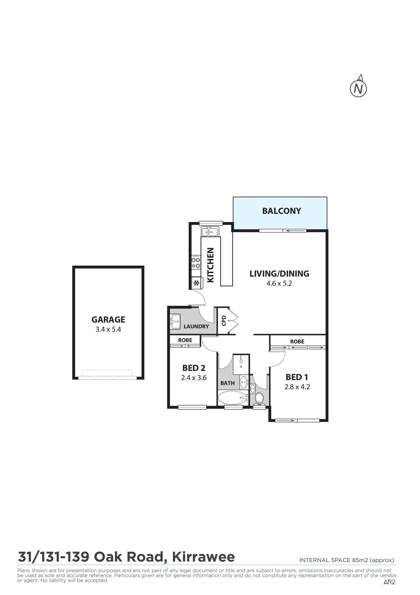 Floorplan of Homely apartment listing, 31/131 Oak Road, Kirrawee NSW 2232