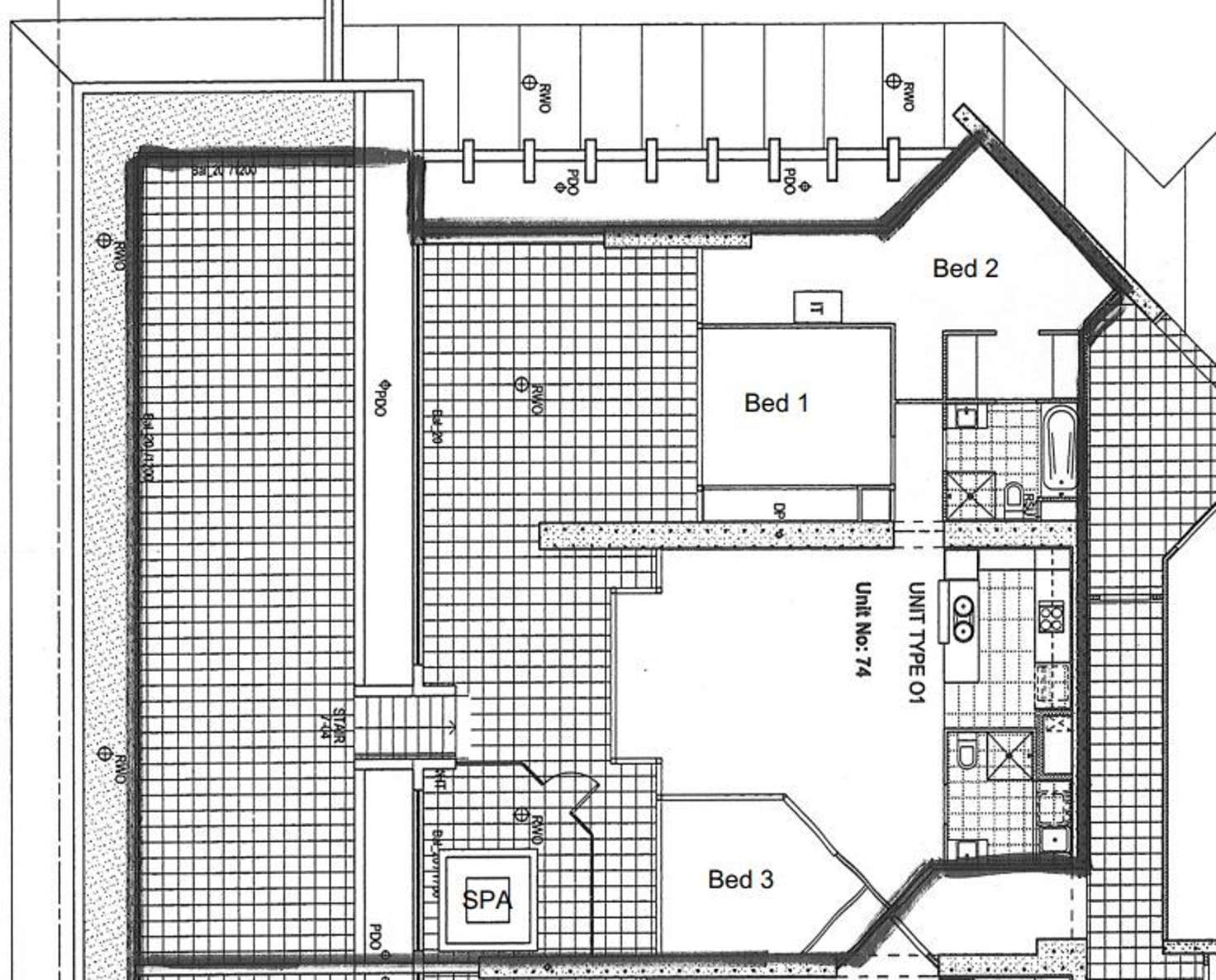 Floorplan of Homely apartment listing, 74/420 Queen Street, Brisbane City QLD 4000