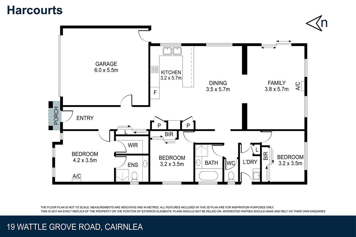 Floorplan of Homely house listing, 19 Wattle Grove Road, Cairnlea VIC 3023