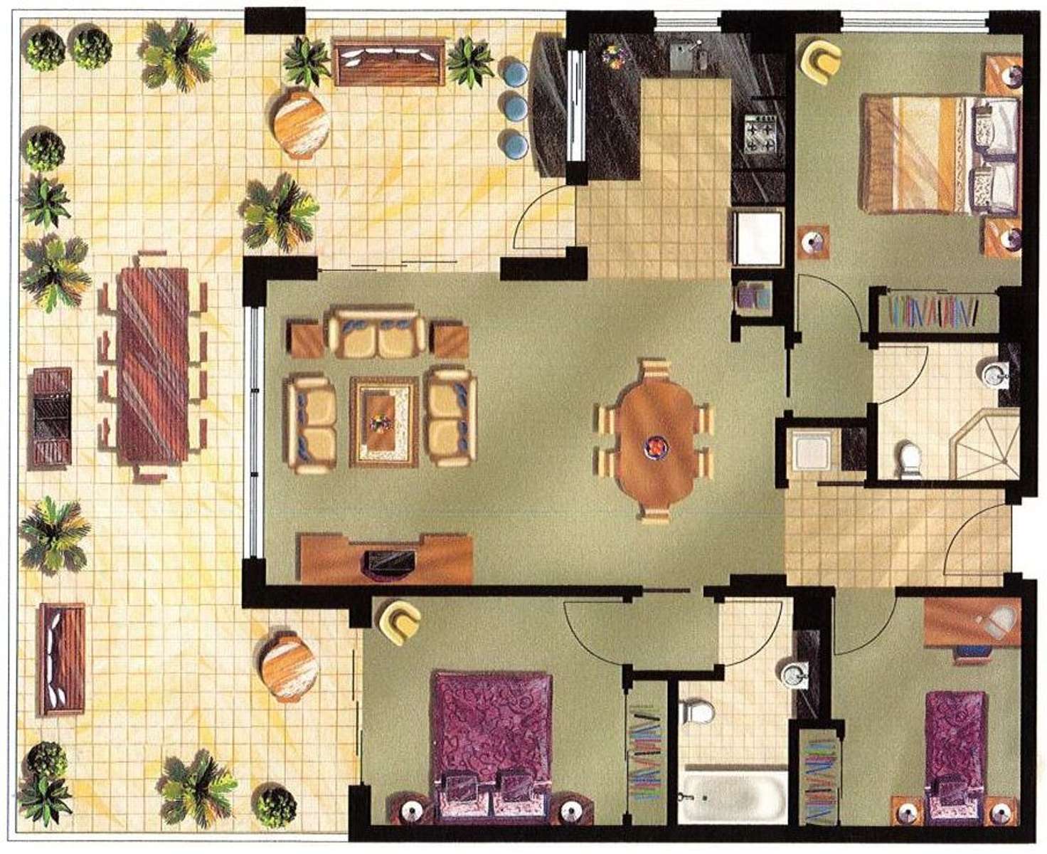 Floorplan of Homely apartment listing, 2502/141 Campbell Street, Bowen Hills QLD 4006