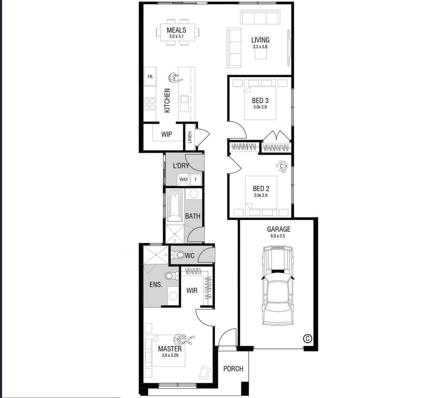 Floorplan of Homely house listing, 1137 Frangipani Way, Mickleham VIC 3064