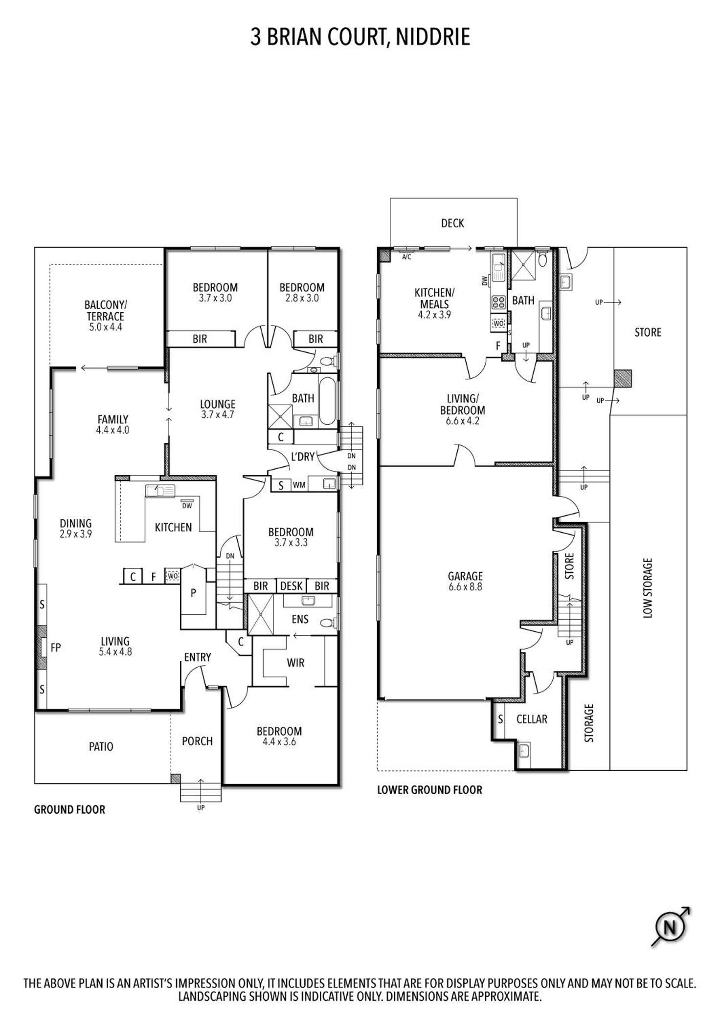 Floorplan of Homely house listing, 3 Brian Court, Niddrie VIC 3042