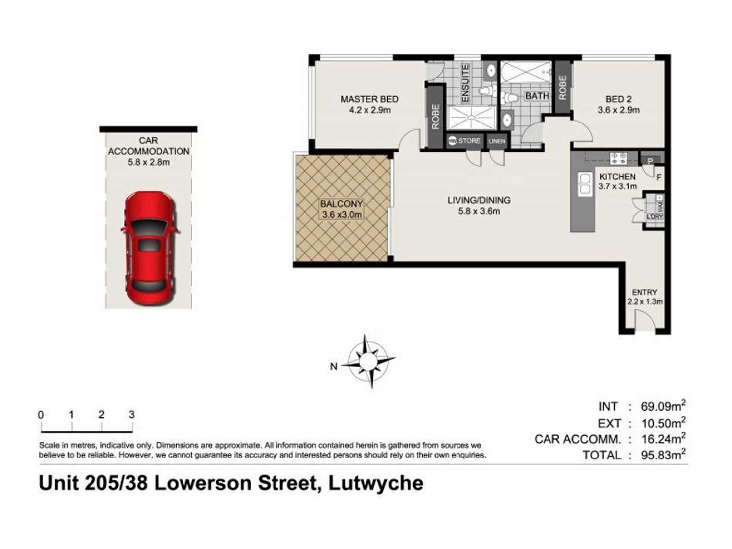 Floorplan of Homely unit listing, 38 Lowerson Street, Lutwyche QLD 4030