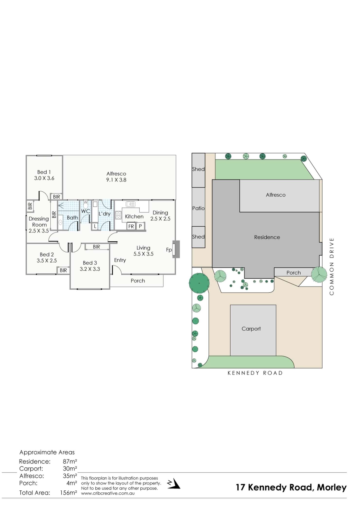 Floorplan of Homely house listing, 17 Kennedy Road, Morley WA 6062