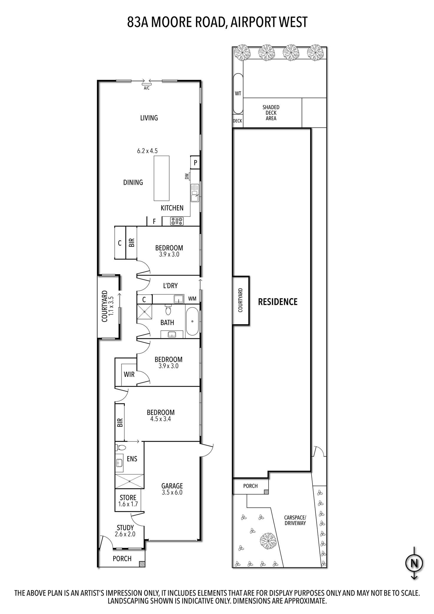 Floorplan of Homely house listing, 83a Moore Road, Airport West VIC 3042