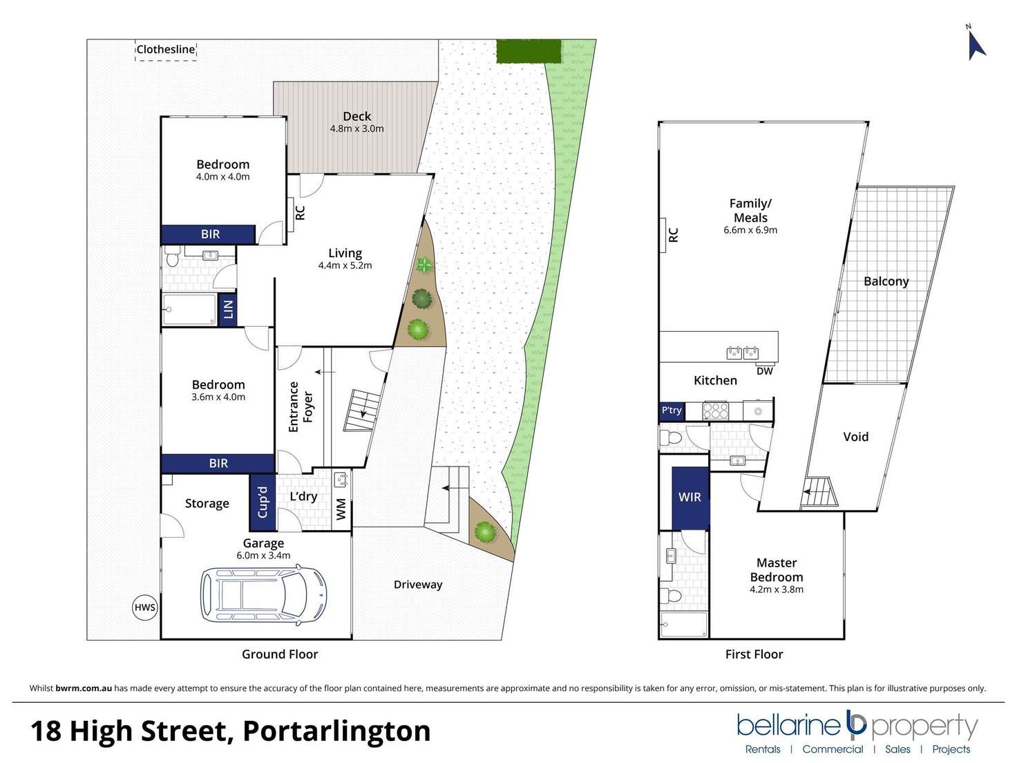 Floorplan of Homely house listing, 18 High Street, Portarlington VIC 3223