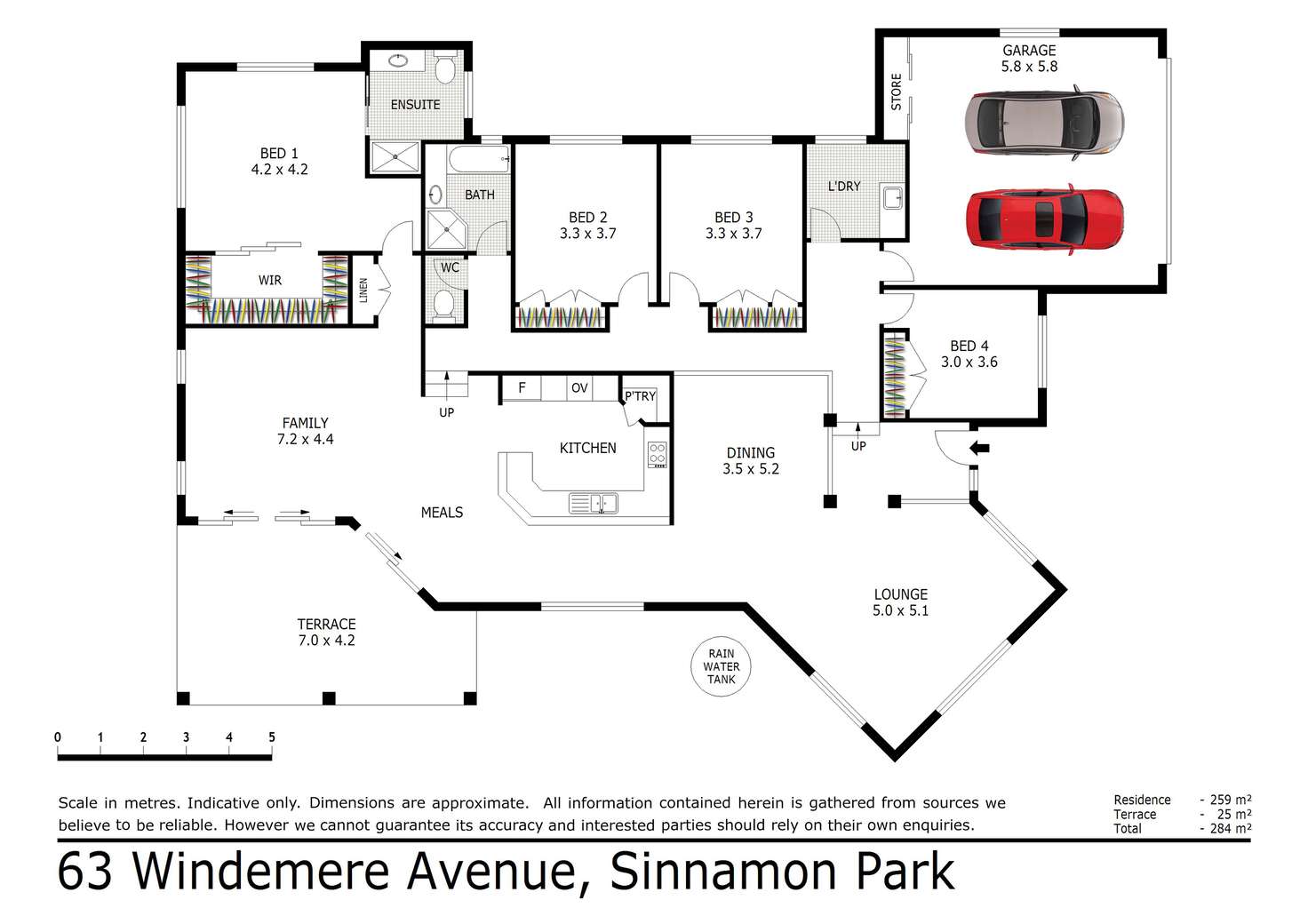 Floorplan of Homely house listing, 63 Windermere Avenue, Sinnamon Park QLD 4073