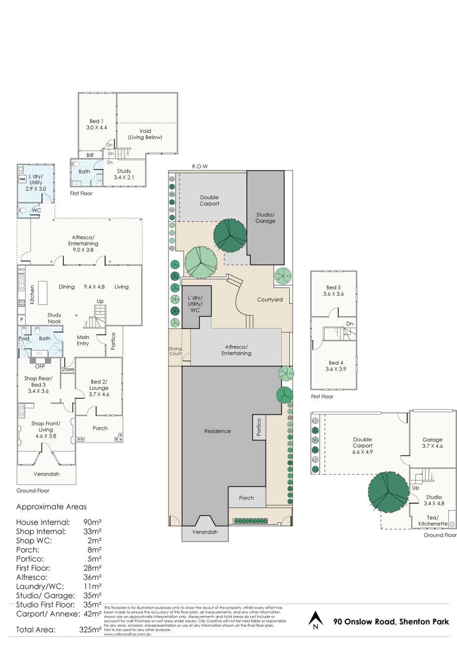 Floorplan of Homely house listing, 90 Onslow Road, Shenton Park WA 6008