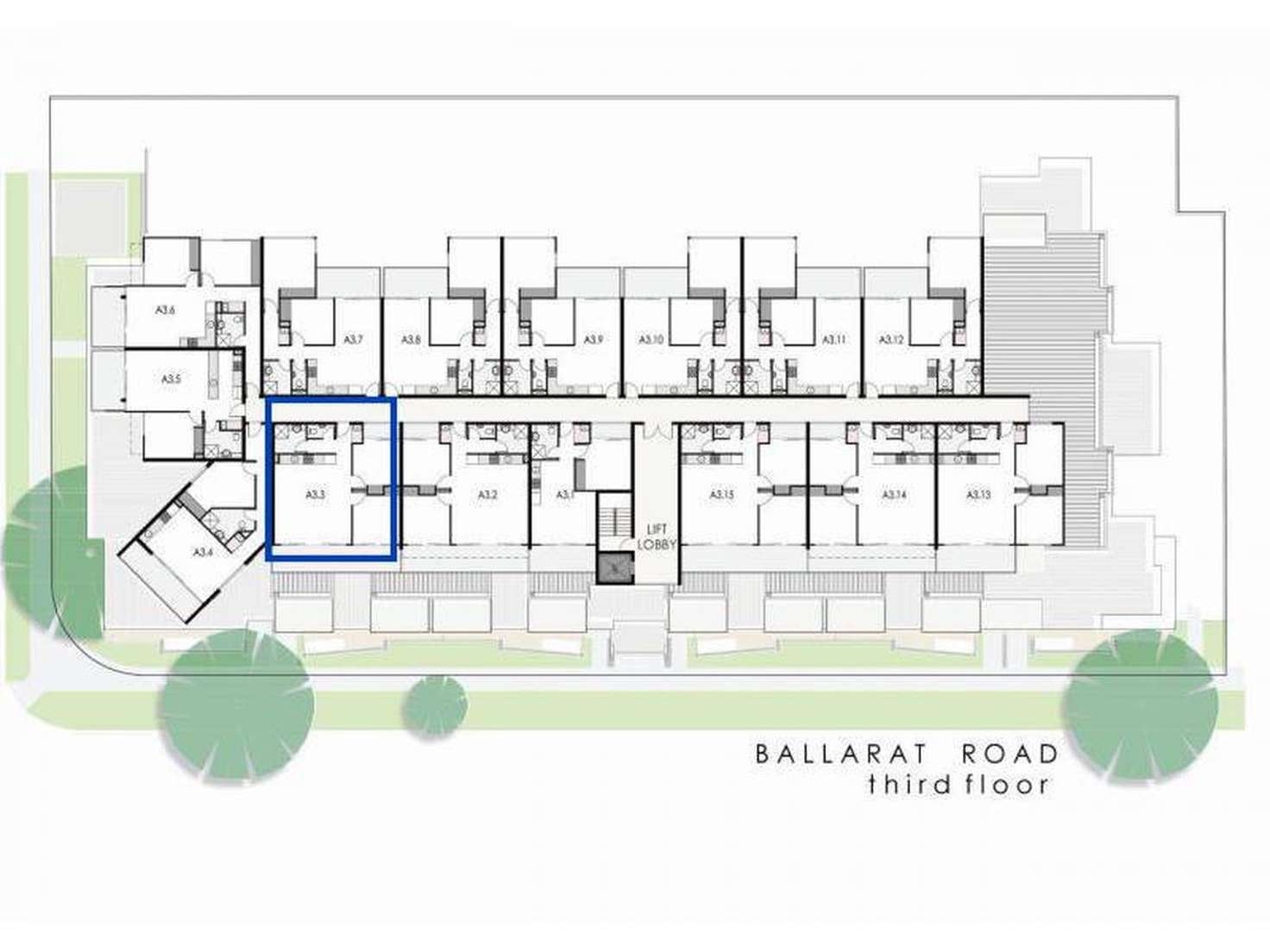 Floorplan of Homely apartment listing, 303/251 Ballarat Road, Braybrook VIC 3019