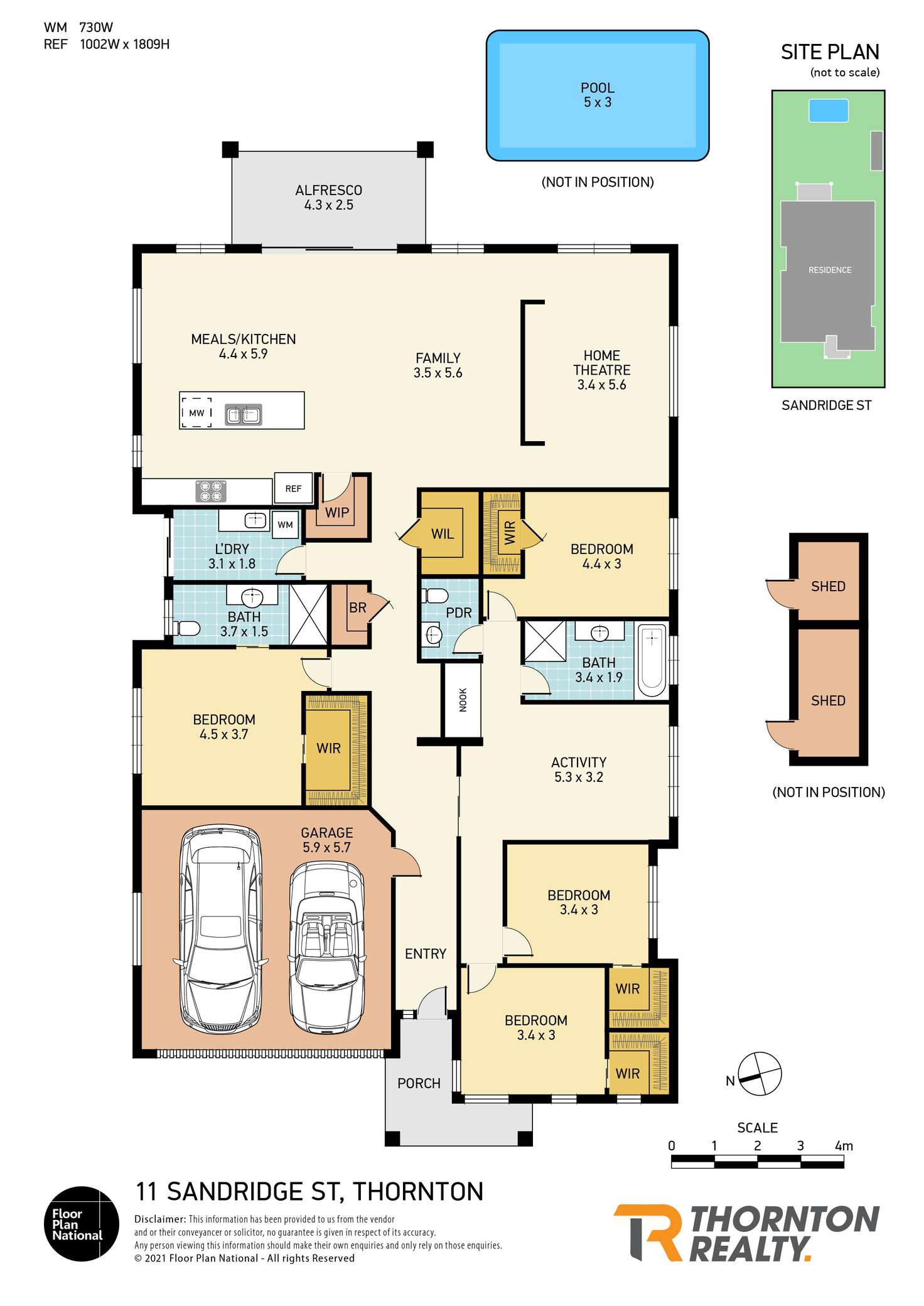 Floorplan of Homely house listing, 11 Sandridge Street, Thornton NSW 2322