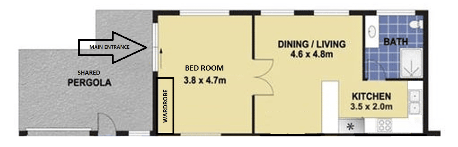 Floorplan of Homely flat listing, 11 Warriewood Street, Woodbine NSW 2560