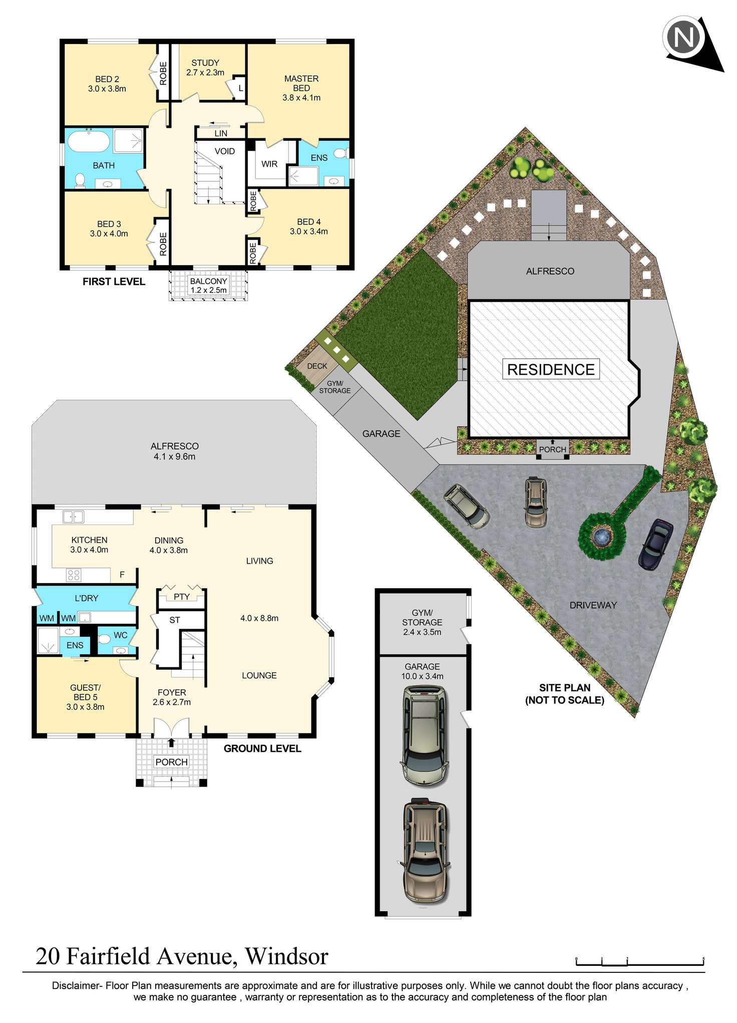 Floorplan of Homely house listing, 20 Fairfield Avenue, Windsor NSW 2756