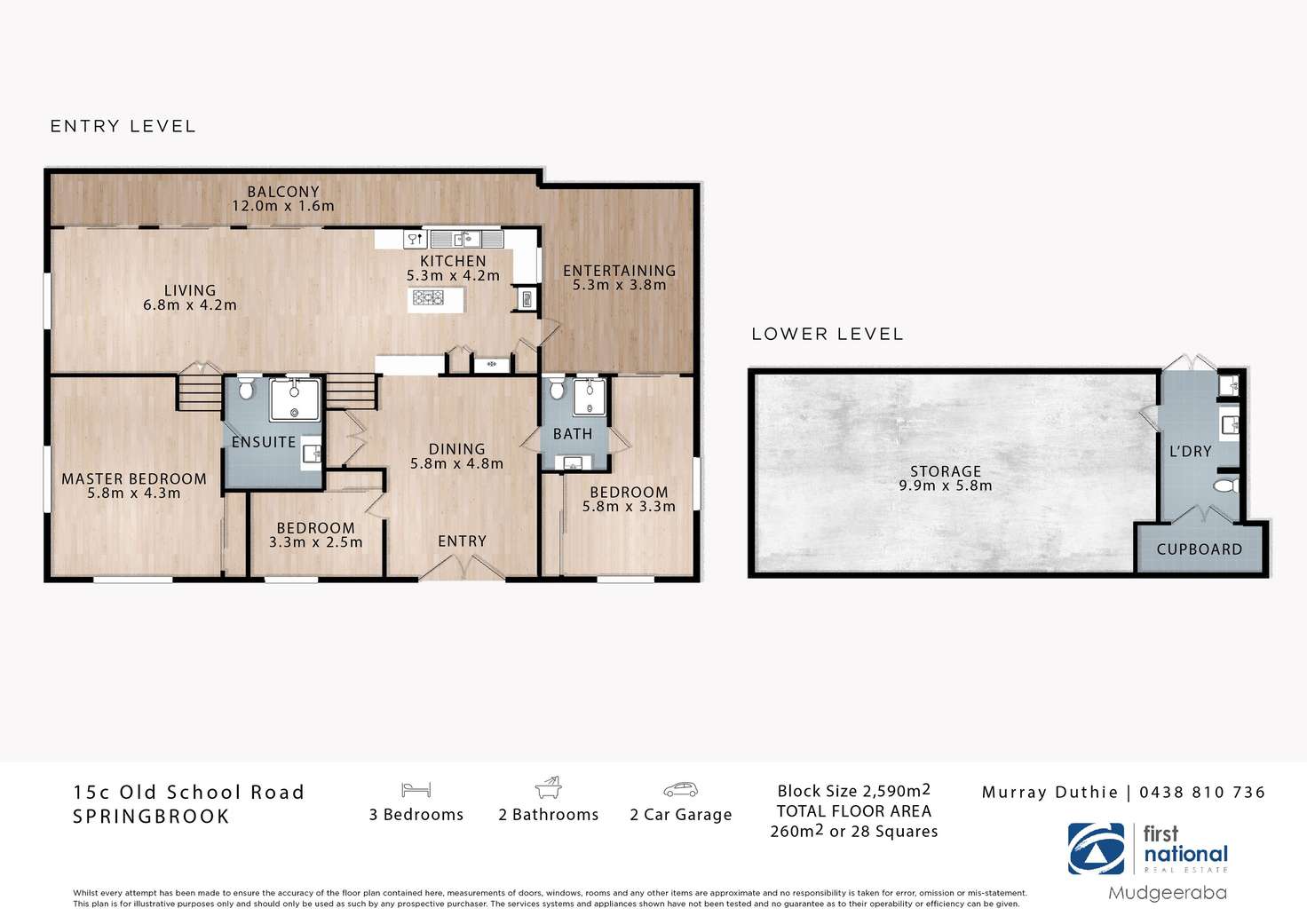 Floorplan of Homely house listing, 15C Old School Road, Springbrook QLD 4213