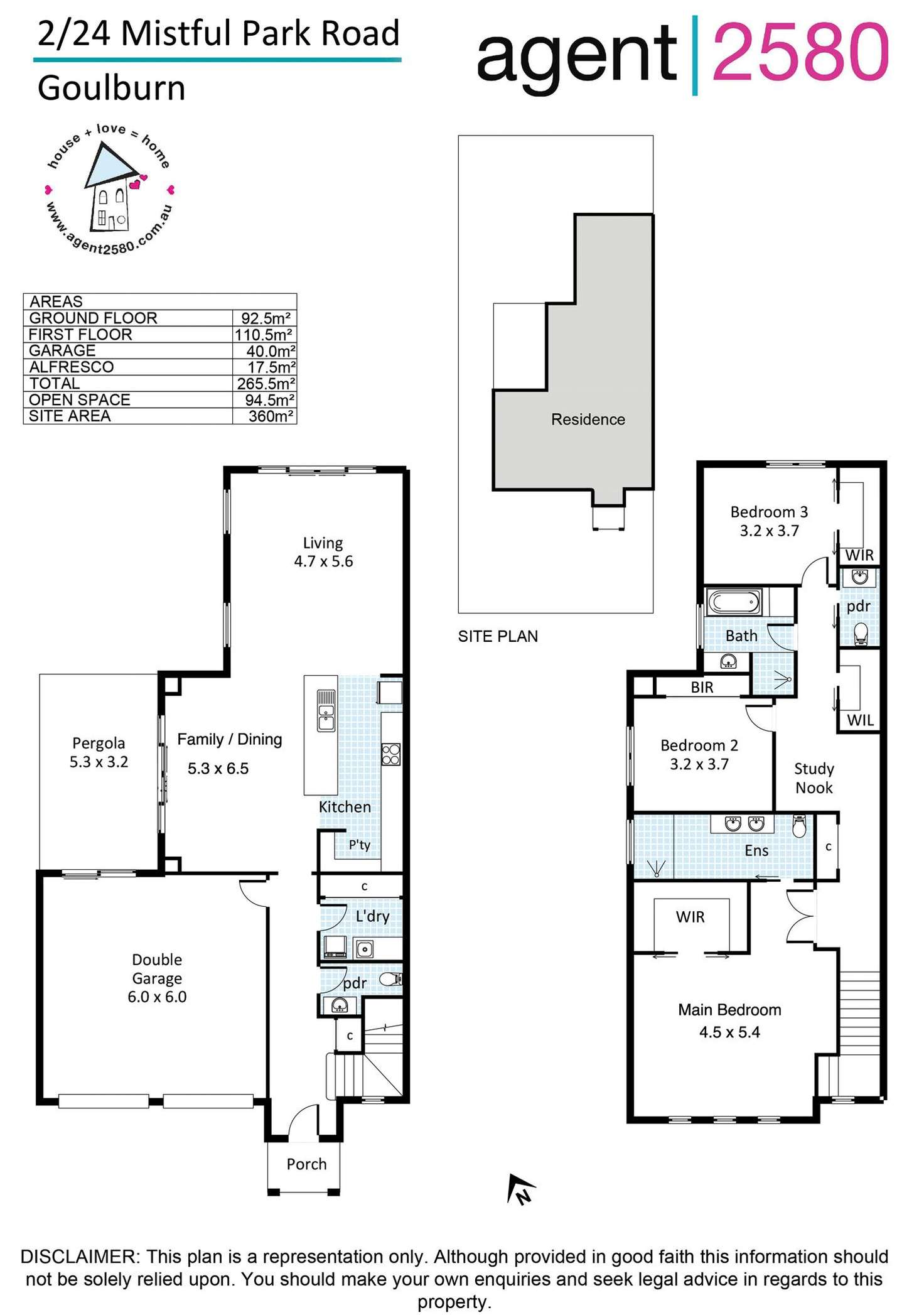 Floorplan of Homely semiDetached listing, 2/24 Mistful Park Road, Goulburn NSW 2580
