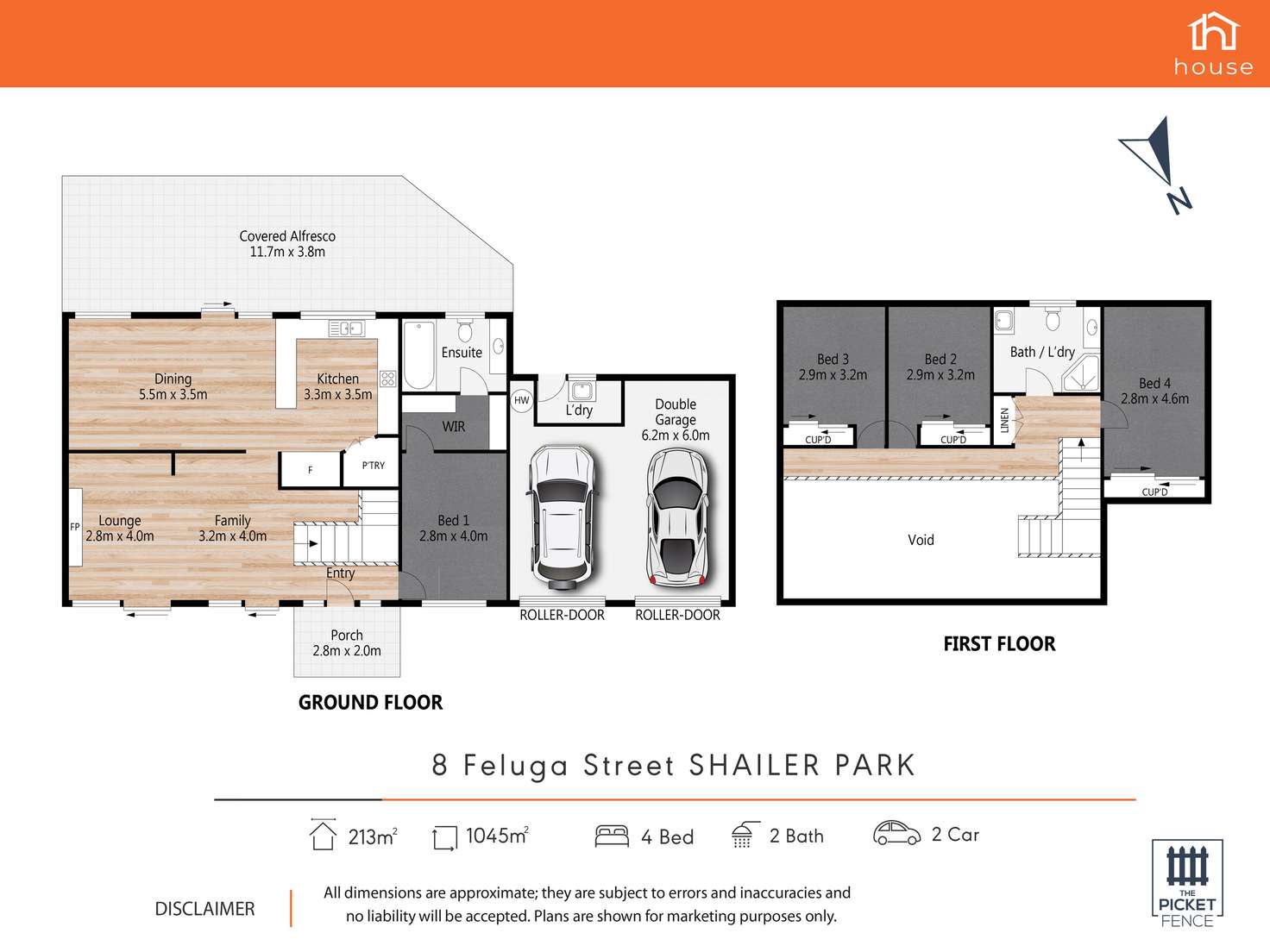 Floorplan of Homely house listing, 8 Feluga Street, Shailer Park QLD 4128