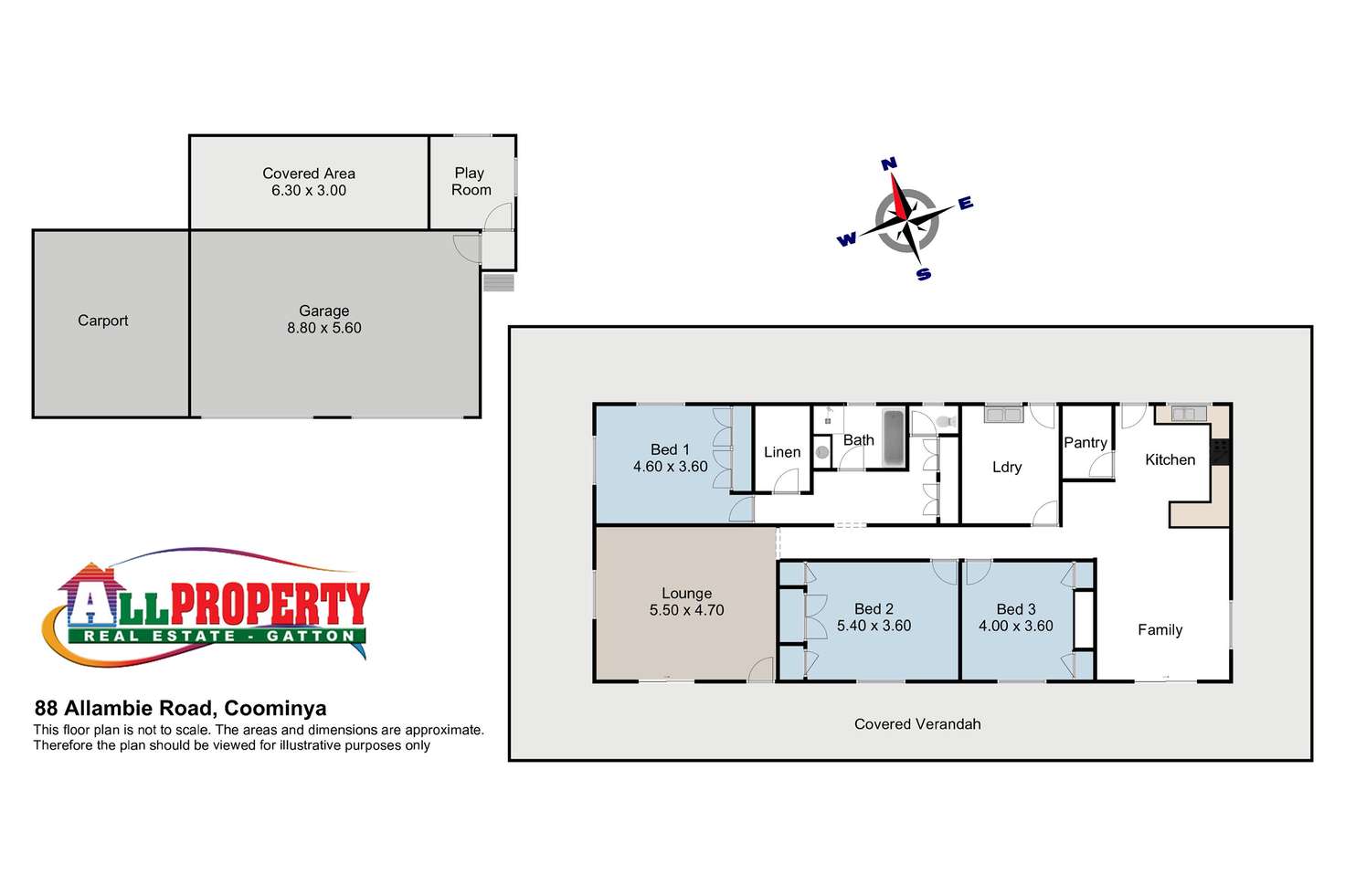 Floorplan of Homely lifestyle listing, 88 Allambie Road, Coominya QLD 4311