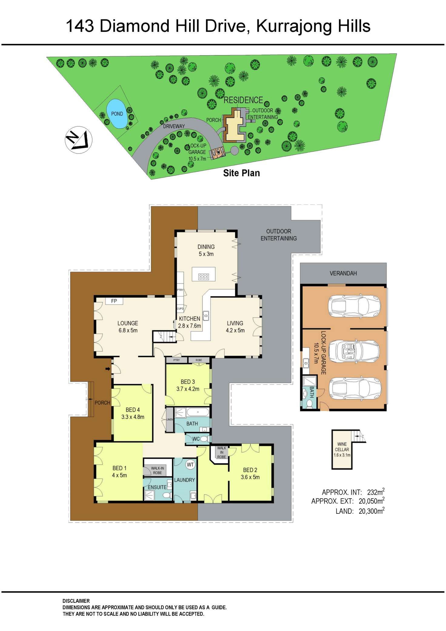 Floorplan of Homely acreageSemiRural listing, 143 Diamond Hill Drive, Kurrajong Hills NSW 2758