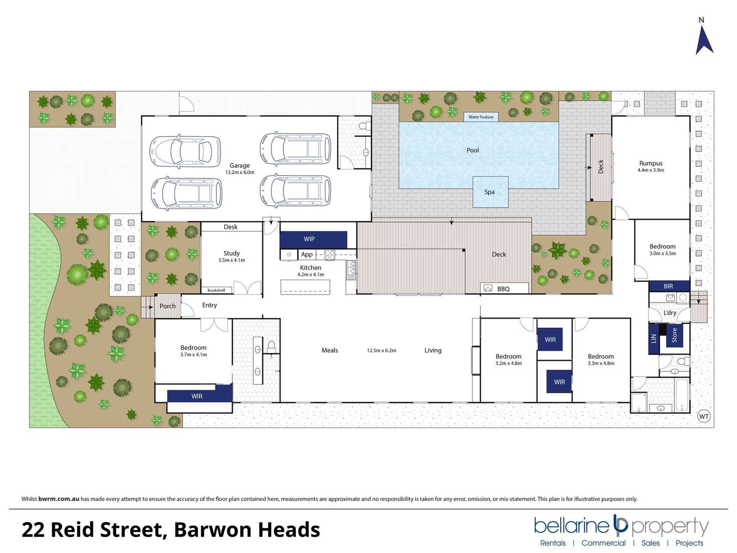 Floorplan of Homely house listing, 22 Reid Street, Barwon Heads VIC 3227