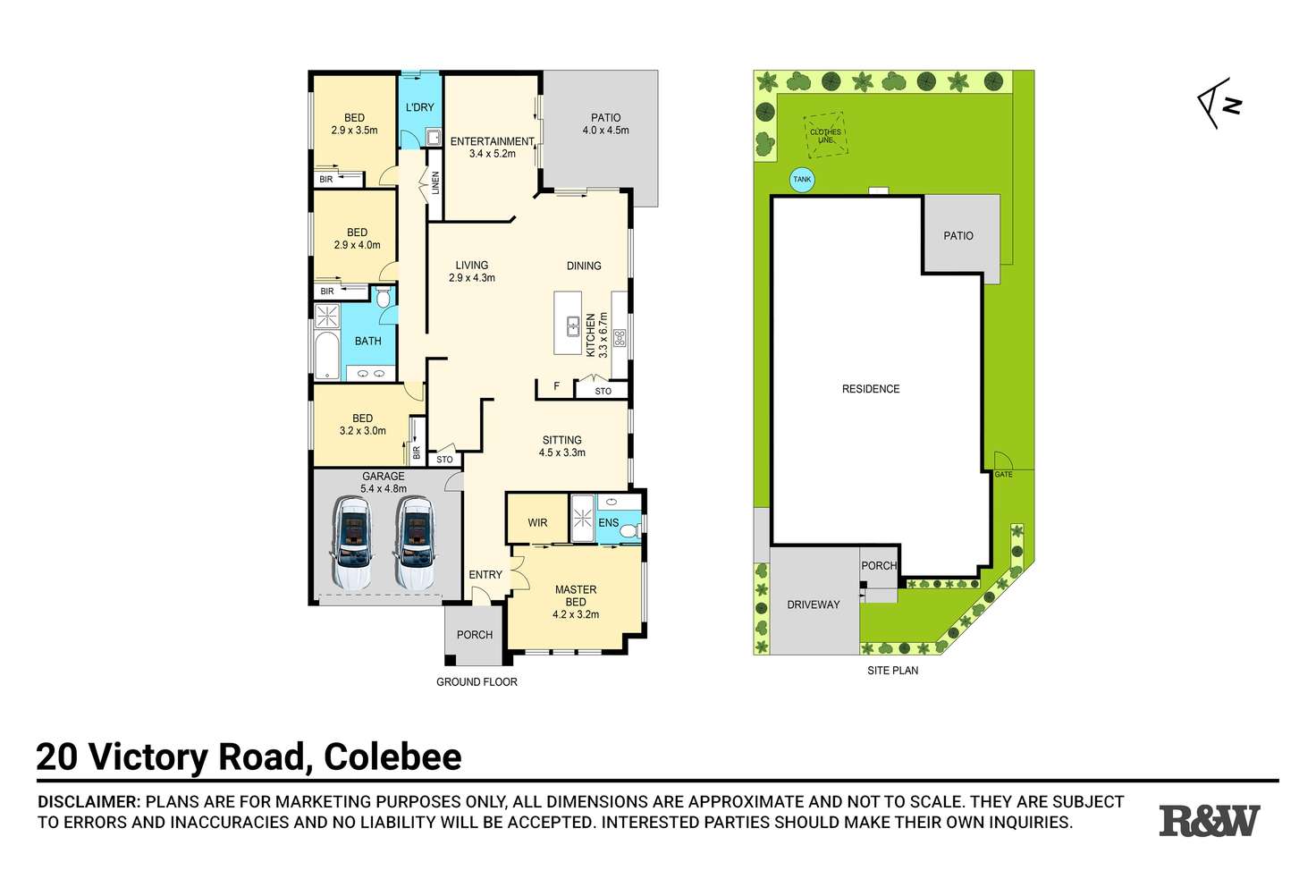 Floorplan of Homely house listing, 20 Victory Road, Colebee NSW 2761