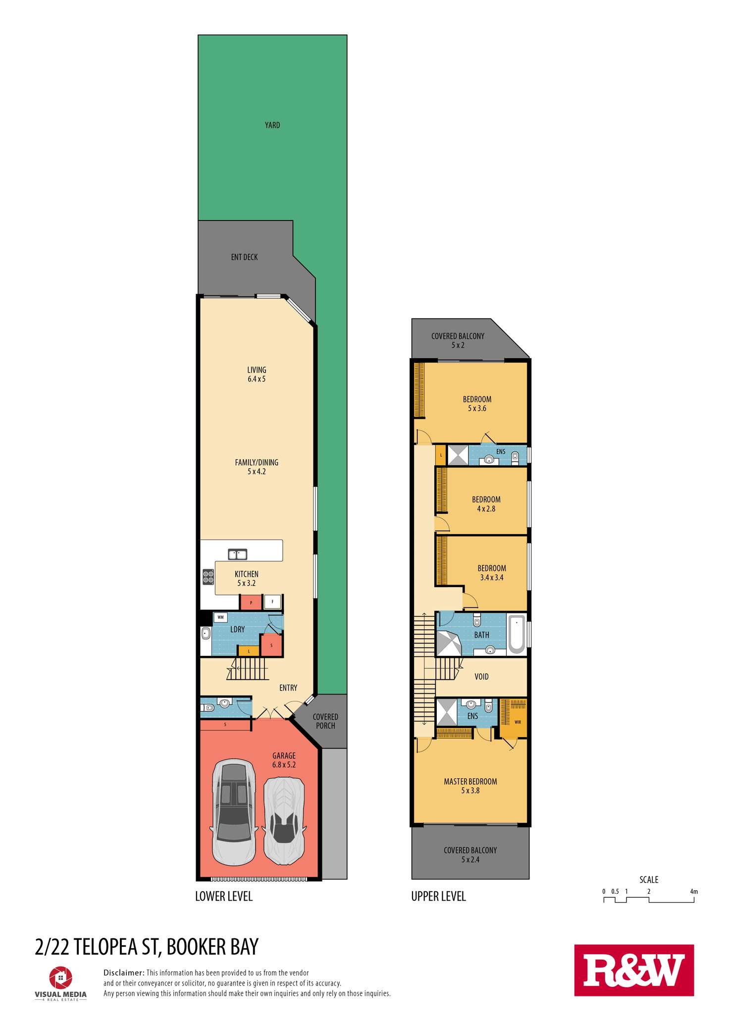 Floorplan of Homely townhouse listing, 2/22 Telopea Street, Booker Bay NSW 2257