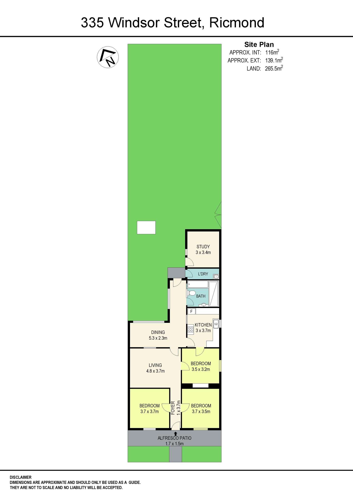 Floorplan of Homely house listing, 335 Windsor Street, Richmond NSW 2753