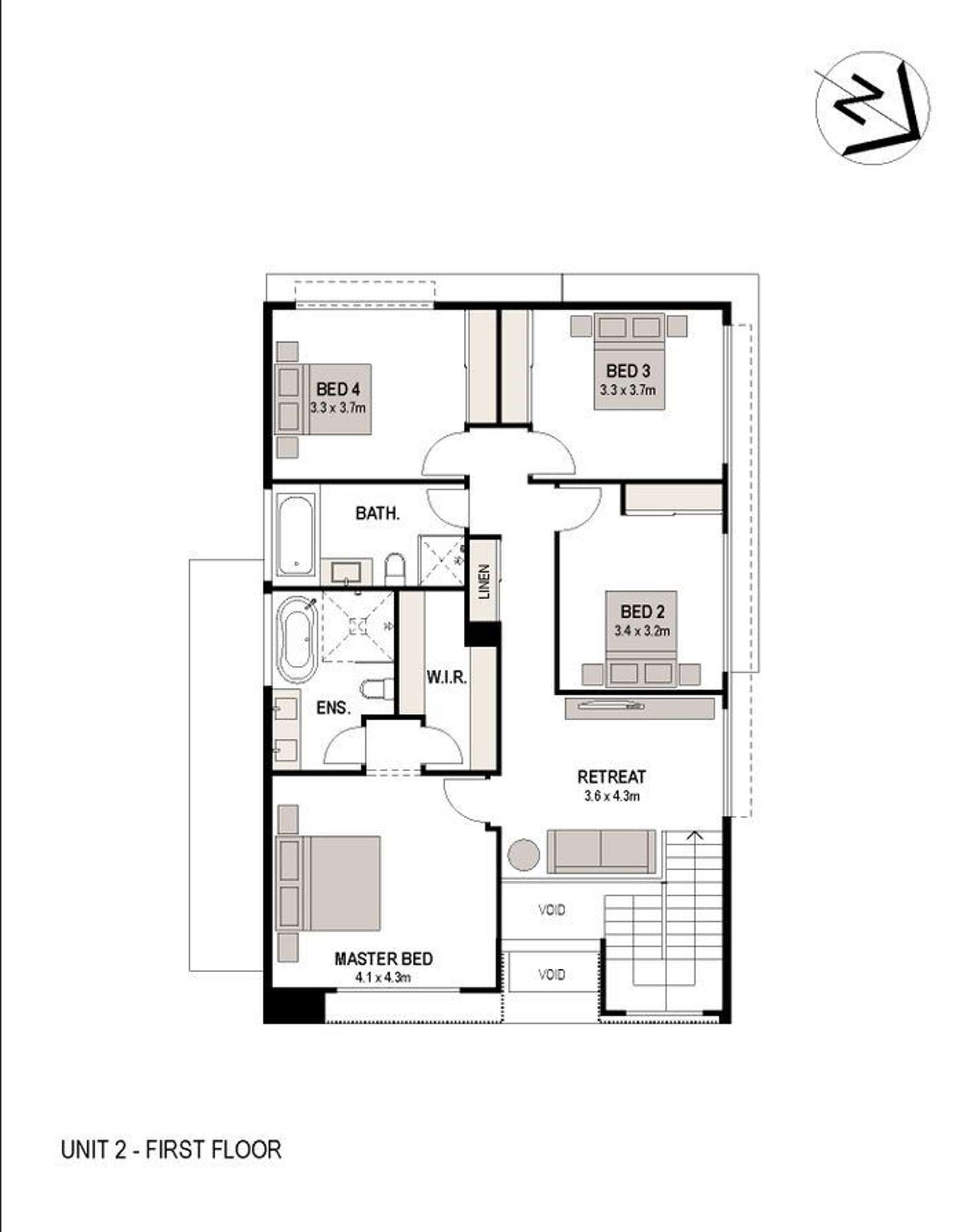 Floorplan of Homely townhouse listing, 2/2 Saint Pauls Place, Isle Of Capri QLD 4217