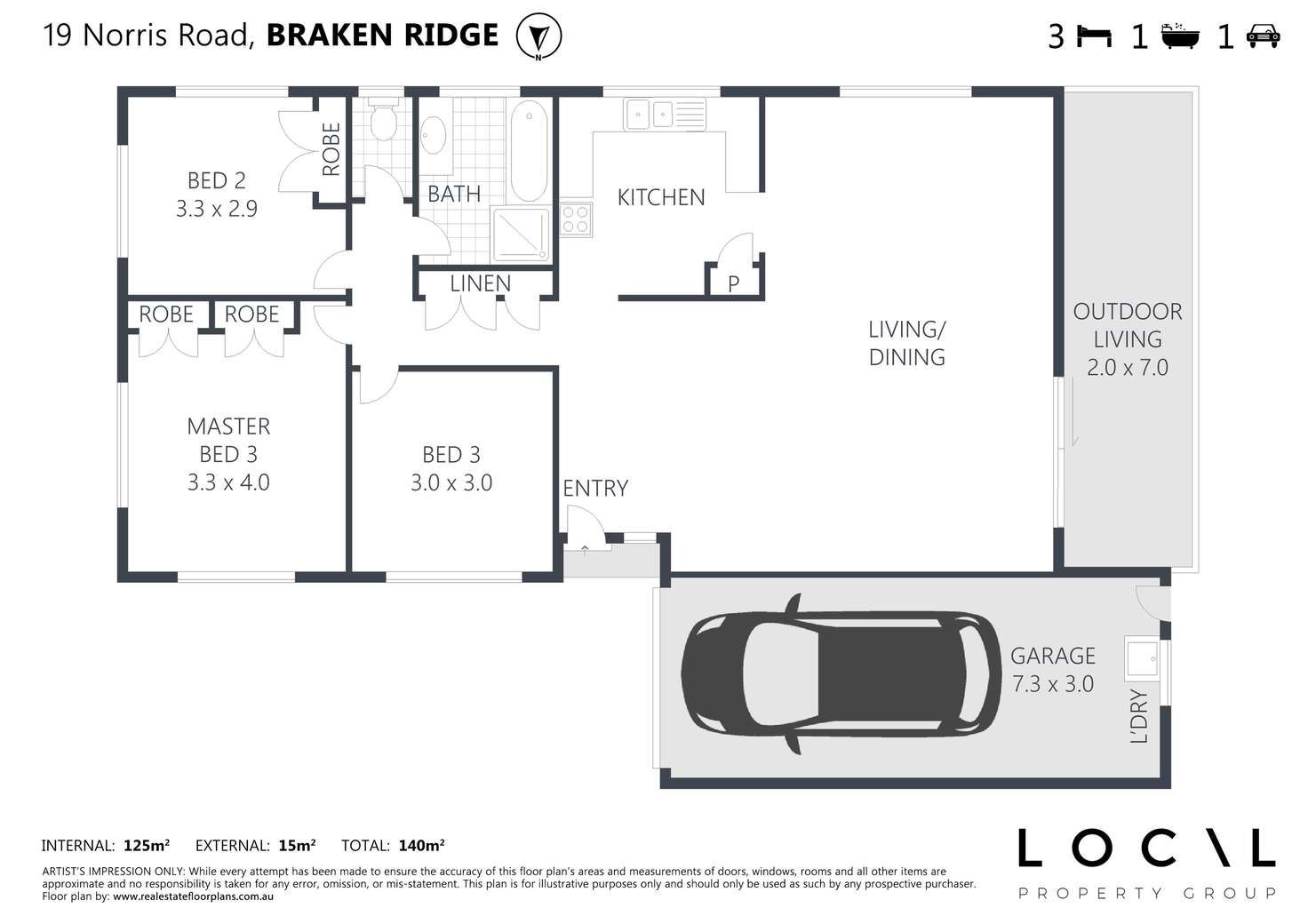 Floorplan of Homely house listing, 19 Norris Road, Bracken Ridge QLD 4017