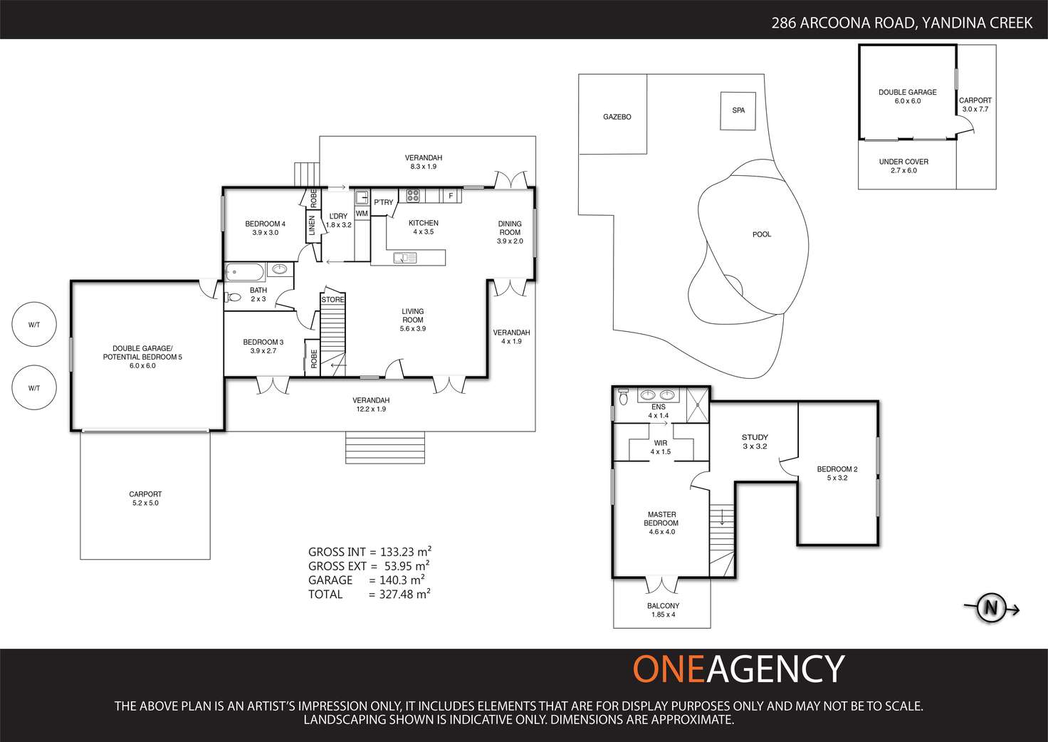 Floorplan of Homely acreageSemiRural listing, 286 Arcoona Road, Yandina Creek QLD 4561