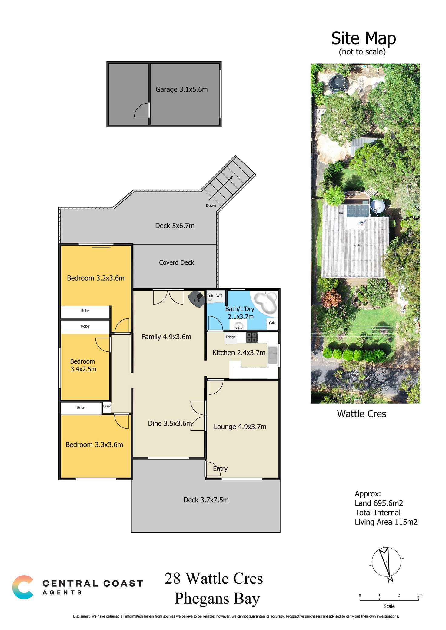 Floorplan of Homely house listing, 28 Wattle Crescent, Phegans Bay NSW 2256