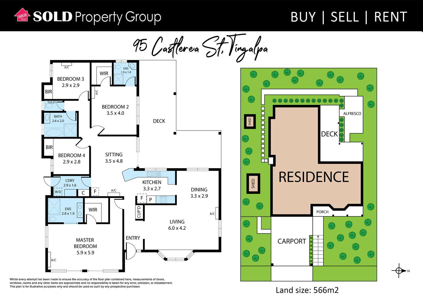 Floorplan of Homely house listing, 95 Castlerea Street, Tingalpa QLD 4173