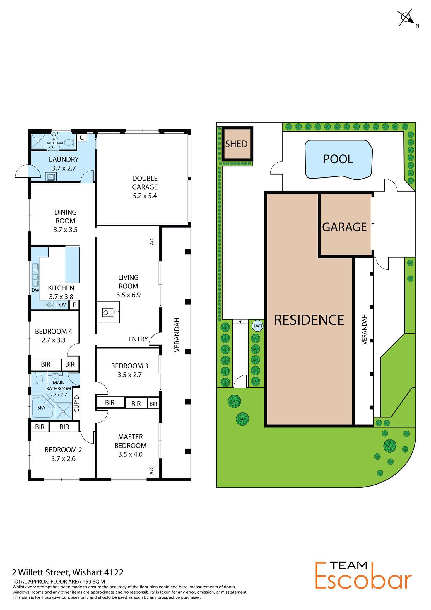 Floorplan of Homely house listing, 2 Willett Street, Wishart QLD 4122