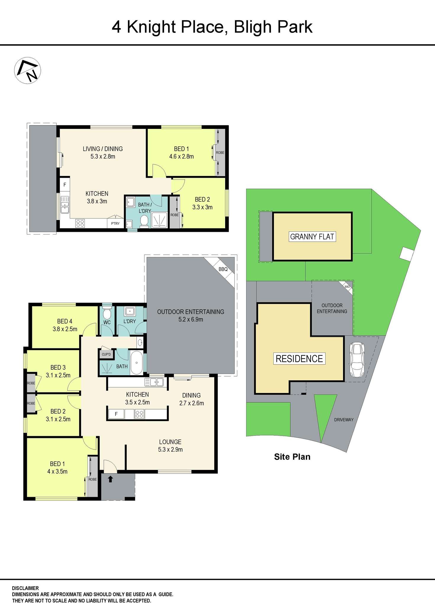 Floorplan of Homely house listing, 4 Knight Place, Bligh Park NSW 2756