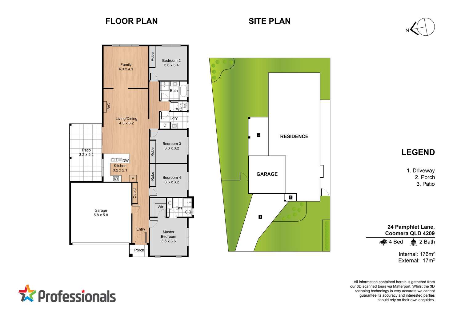 Floorplan of Homely house listing, 24 Pamphlet Lane, Coomera QLD 4209