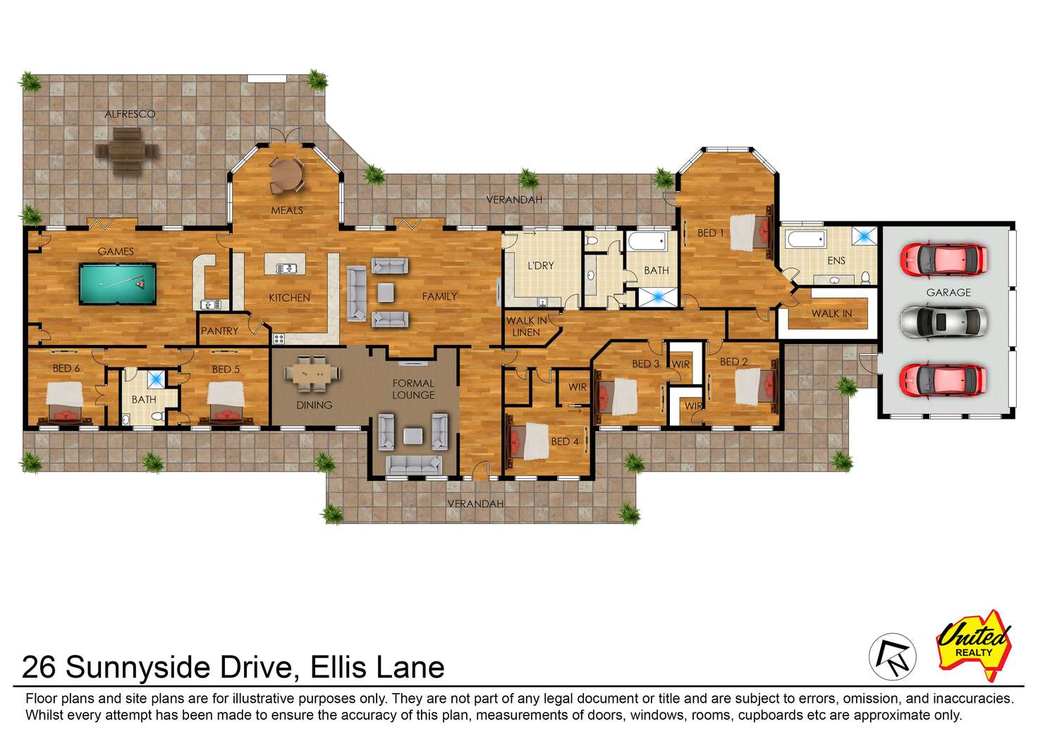 Floorplan of Homely house listing, 26 Sunnyside Drive, Ellis Lane NSW 2570