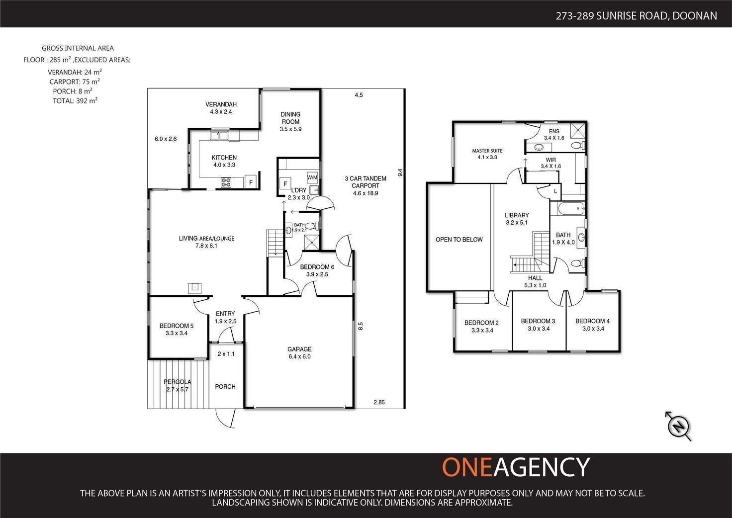 Floorplan of Homely acreageSemiRural listing, 273-289 Sunrise Road, Doonan QLD 4562