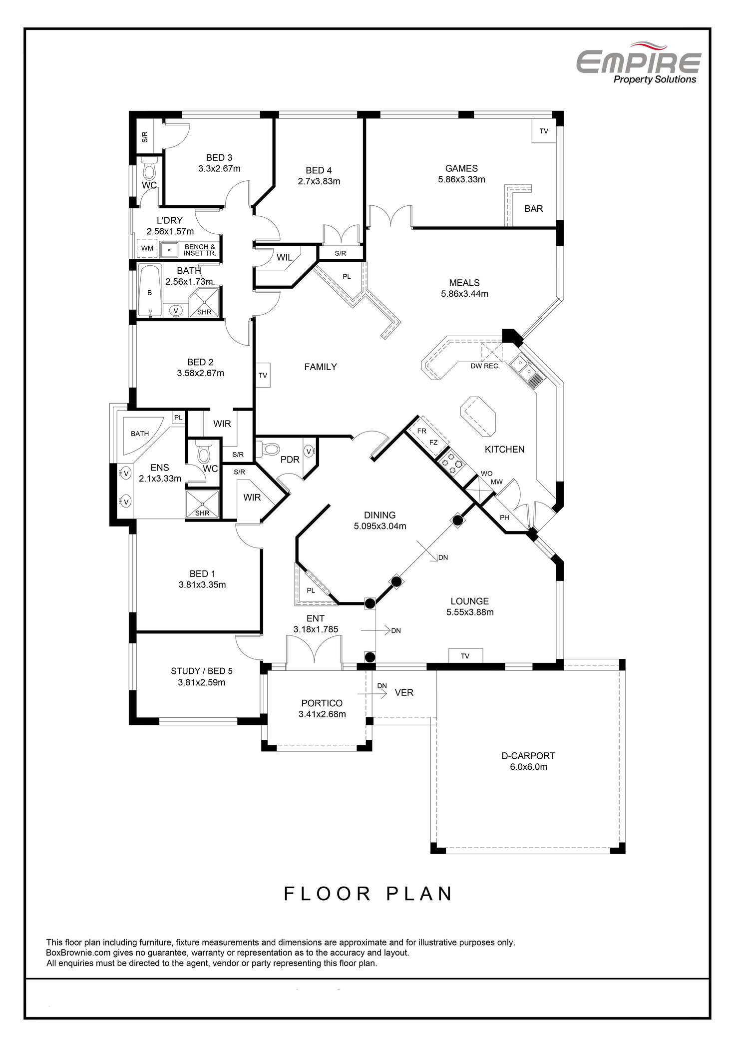 Floorplan of Homely house listing, 18 Treaty Oak Cove, Bibra Lake WA 6163